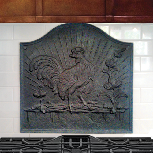 Sunrise Rooster Backsplash 