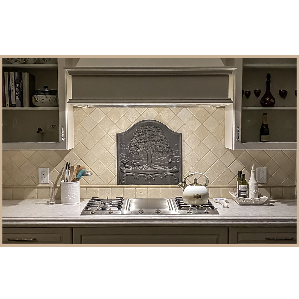 Tall Oak Fireback Backsplash