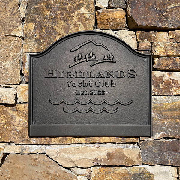 Highlands Yacht Club Plaque