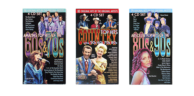 CD boxset package design